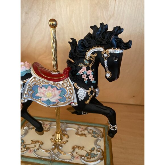 SF Music Box Co Chinoiserie Carousel Horse Ltd Ed Maureen Drdak Chariots of Fire - Picture 15 of 16